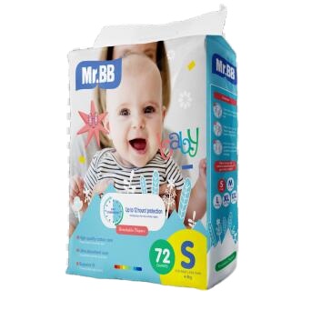  Mr.bb baby nappies printed disposable diapers for babi private label diapers manufacturer in china